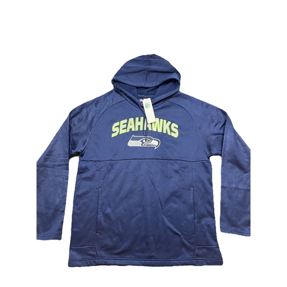 NWT NFL‎ Apparel Seattle Seahawks NFL Mens Hoodie Sweatshirt XL Dri-fit Stitched - Picture 5 of 10